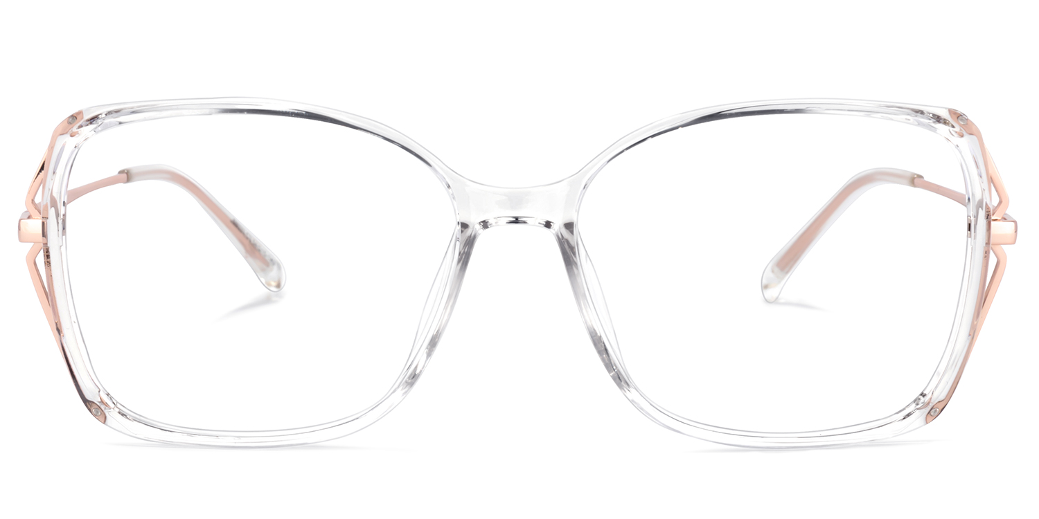 Fulleord Gold Kristall Quadratisch Brille0