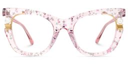 Pearl Rosa Cateye Brille4