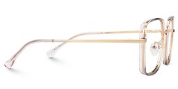 Kelby Rosa-Blau Quadratisch Brille3