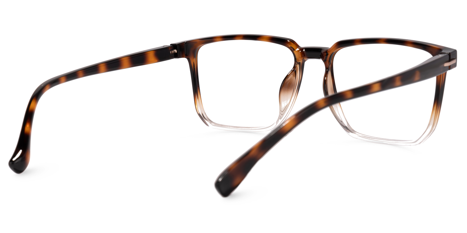 Zavala Braune Quadratische Brille3
