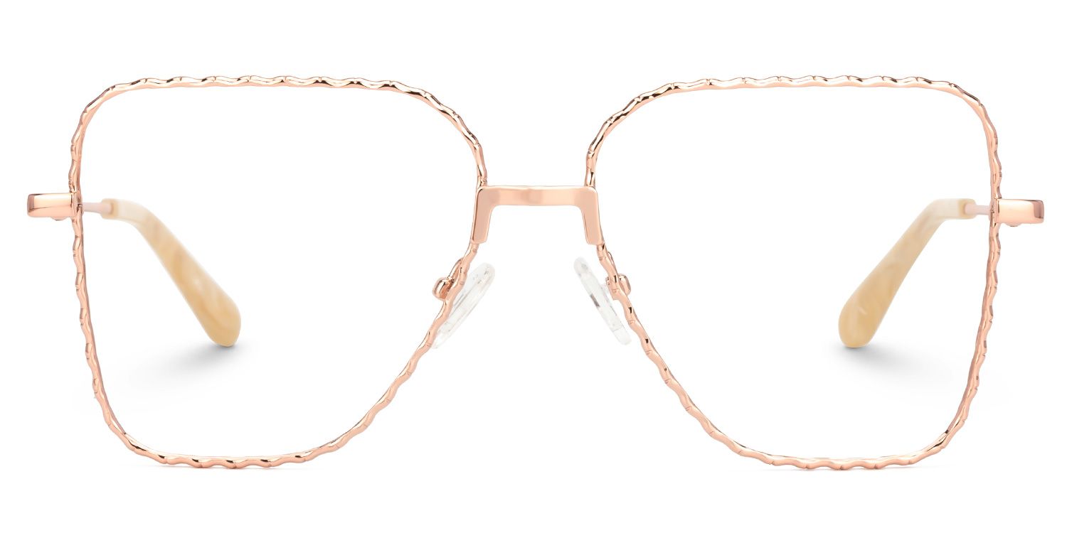 Teri Rosa-Gold Pilot Brille3