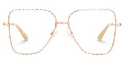 Teri Rosa-Gold Pilot Brille3