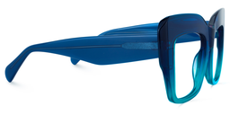 Charmaine Blau Grün Quadratisch Brille3