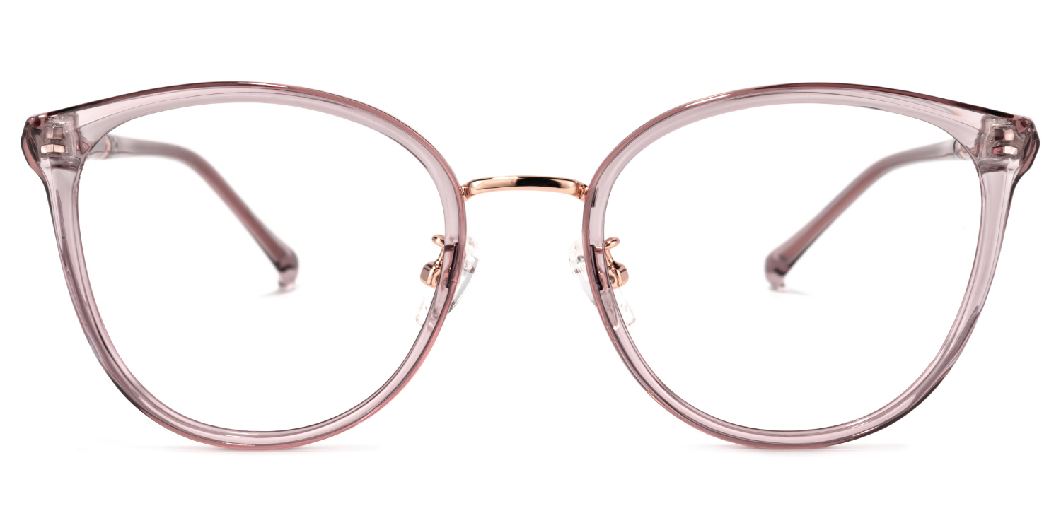 Theola Hellrosa Cateye Brille0