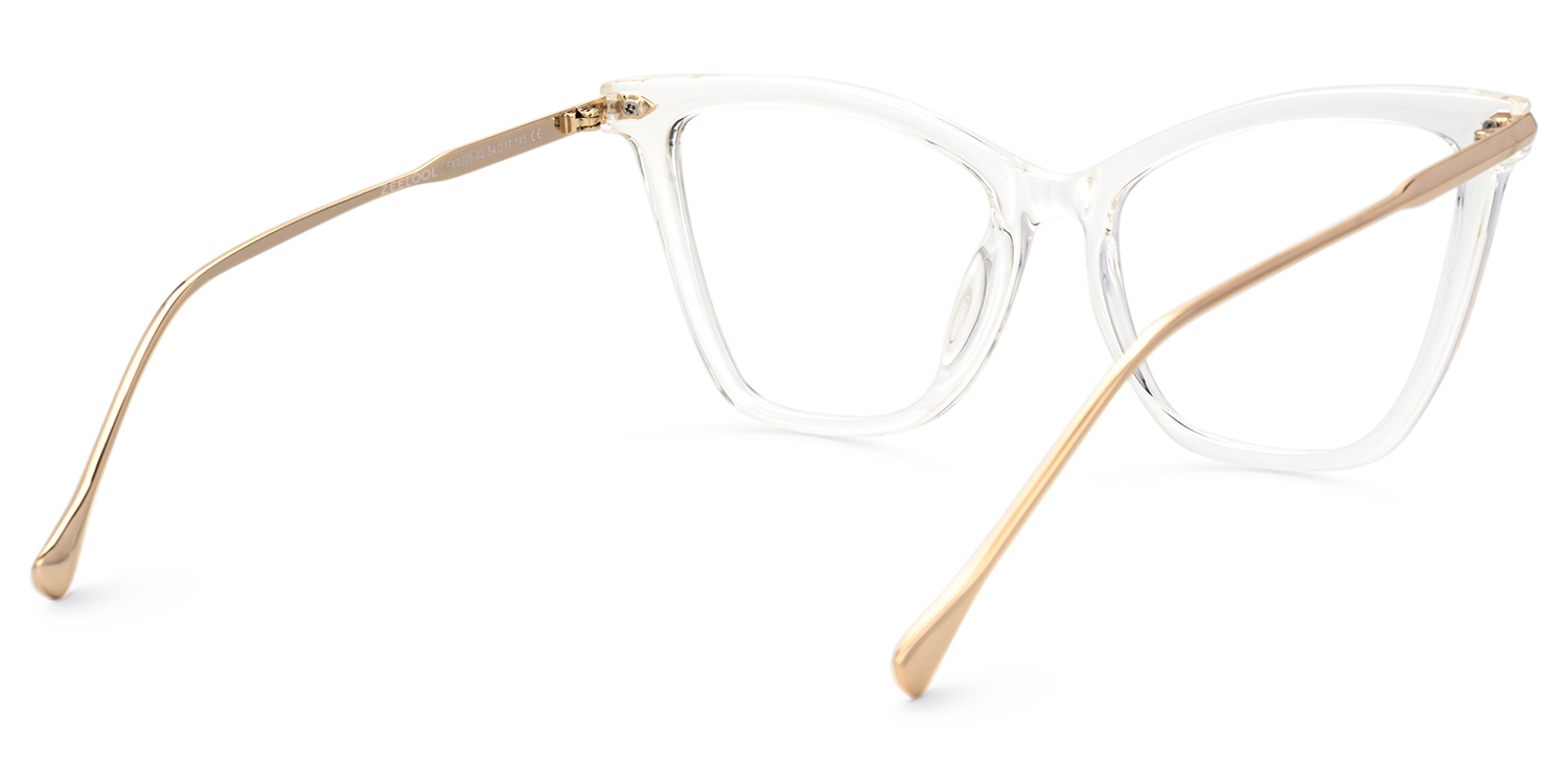 Hilary Kristall Schmetterling-Form Brille3