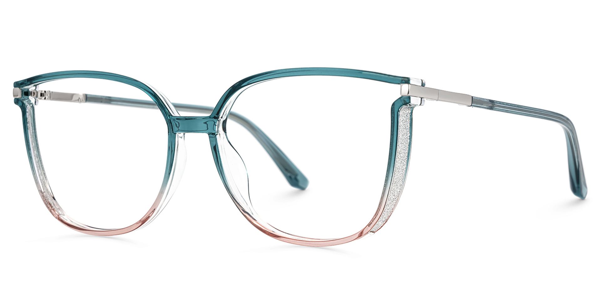 Walden Blau-Rosa Cateye Brille1