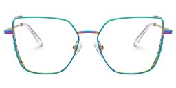Jamison Bunt Quadratisch Brille1