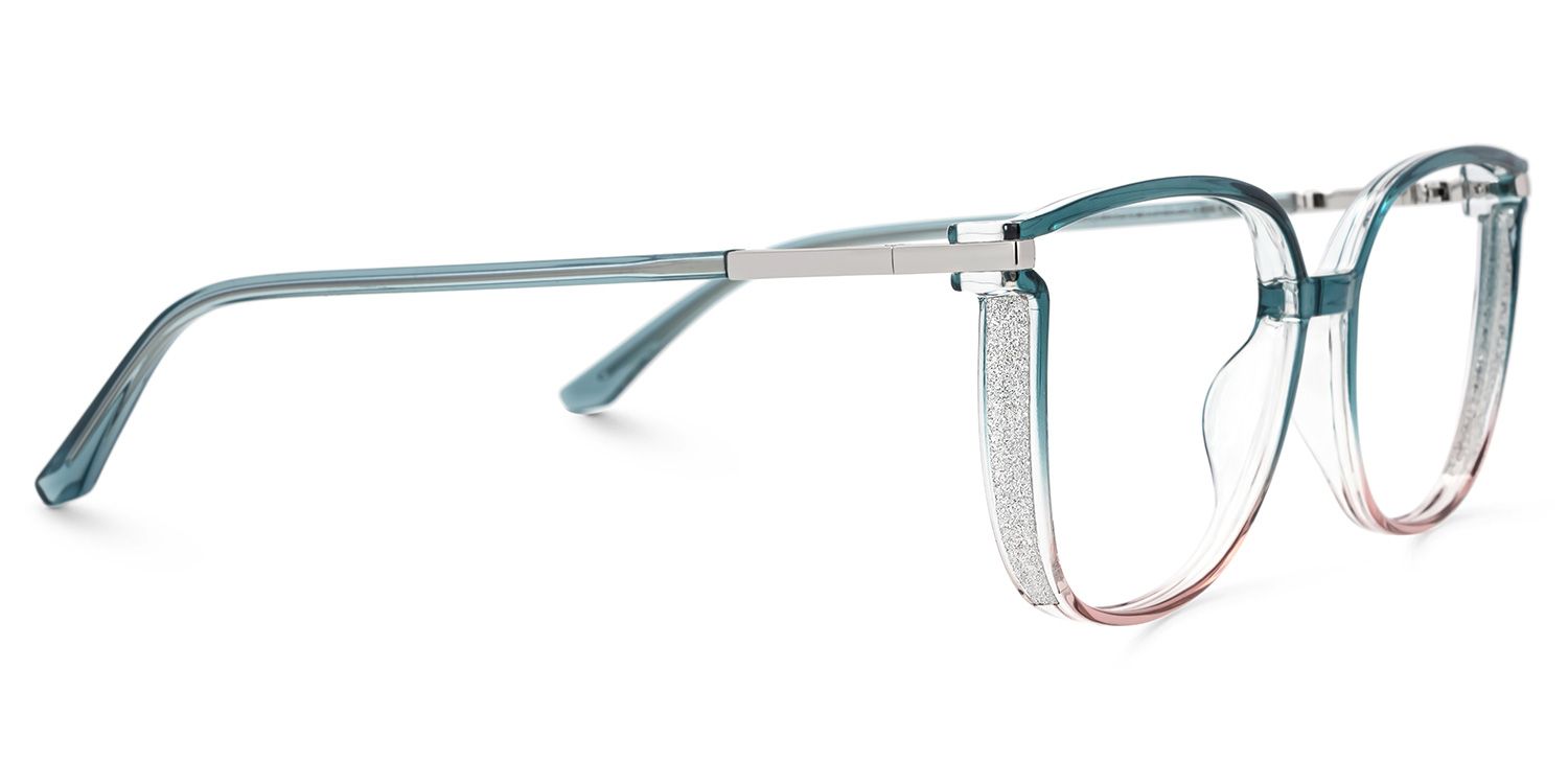 Walden Blau-Rosa Cateye Brille2