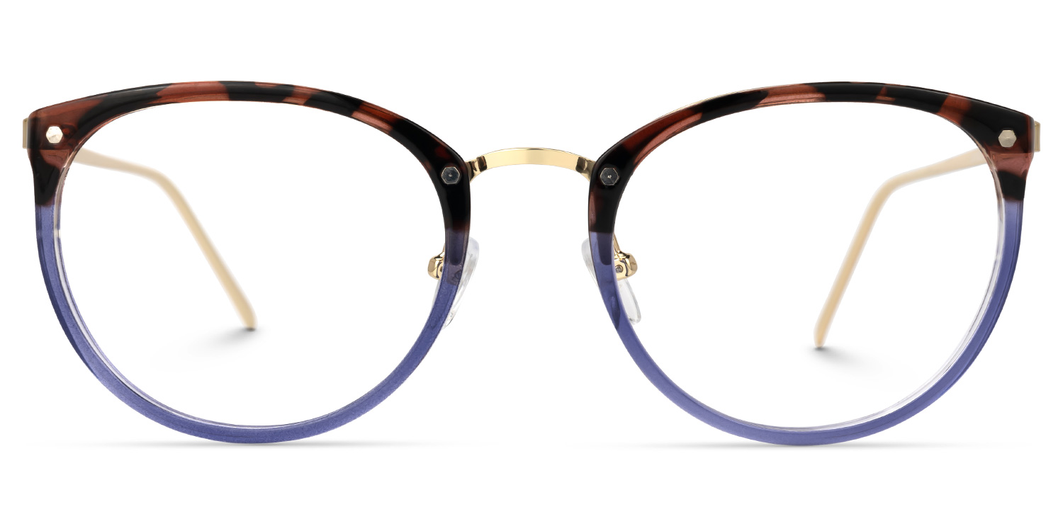 Abbas Braun-Tortoise Rund Brille1