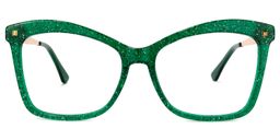 Isaebella Grün Schmetterling Brille0