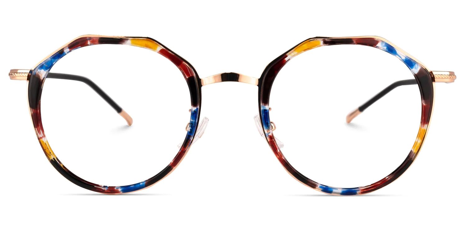 Gentry Bunt Geometrisch Brille1