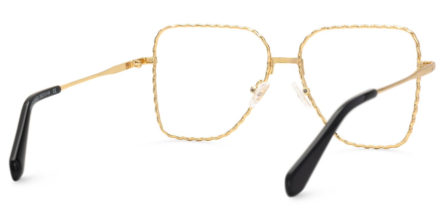 Teri Gold Pilot Metall Brille3