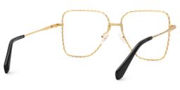 Teri Gold Pilot Brille3