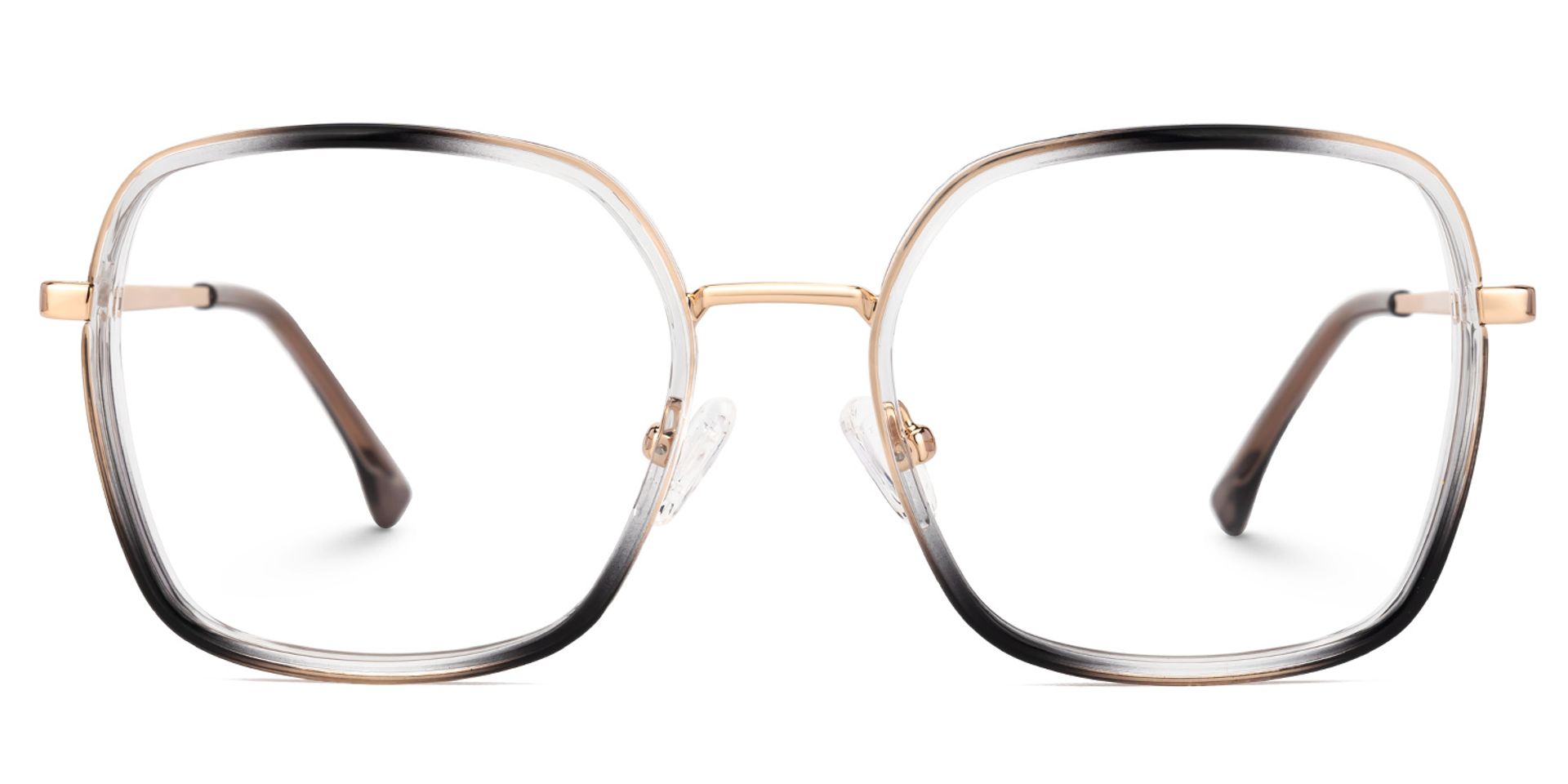 Kelby Grau-Schwarz Quadratisch Brille0