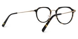 Gage Gelb-Tortoise Rund Brille2