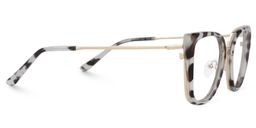 Martine Schwarz-Tortoise Quadratisch Brille3