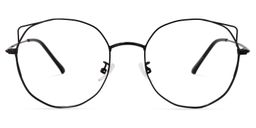 LaRue Schwarze Geometrische Brille0