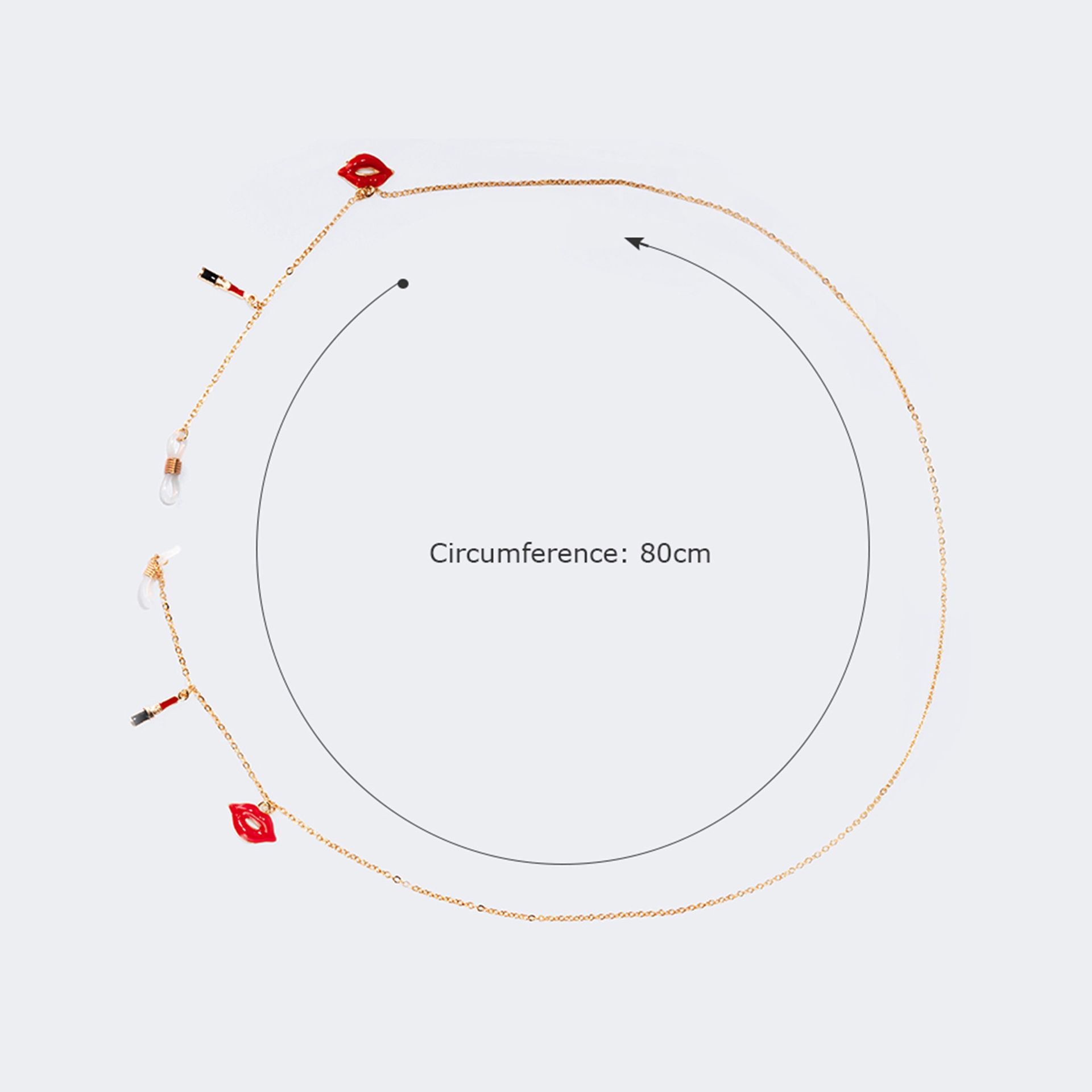 Donna Gold Brillenkette3