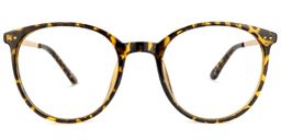 Falecia Gelb-Tortoise Rund Brille0