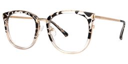 Wendsy Schwarz-Tortoise Browline Brille1