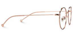 Chadwick Schwarz-Gold Rund Brille2