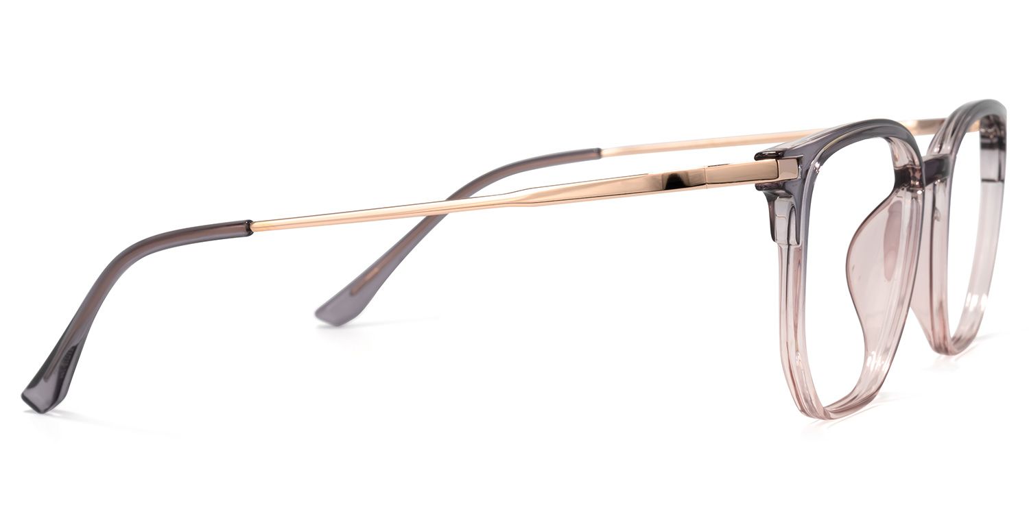 Zarola Grau Quadratisch Brille2