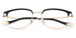 Orpah Schwarz Browline Brille1