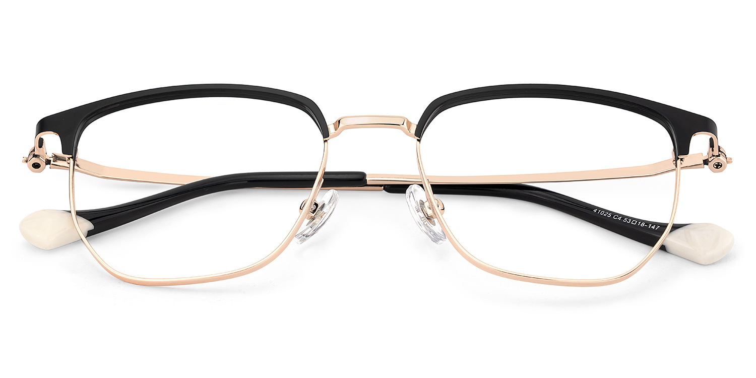 ZEELOOL Orpah Schwarz Browline Brille