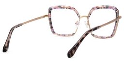 Chris Lila-Blumendruck Geometrisch Brille5