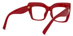 Alberta Rot Cat eye  Brille4