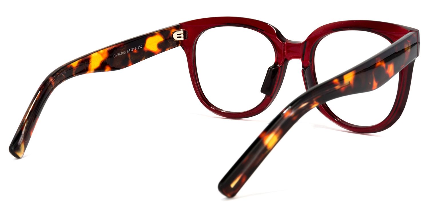 Harell Braune Quadratische Brille4