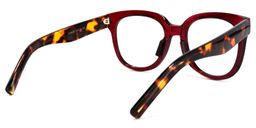Harell Braun Quadratisch Brille4