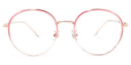 Poell Rosa Klar Runde Brille0