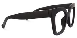 Malcolm Schwarz Quadratisch Brille2