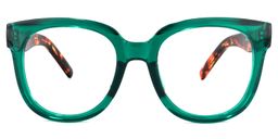 Harrell Dunkelgrün Quadratisch Brille0