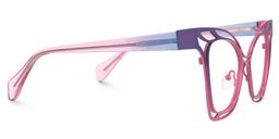 Cini Lila-Rosa Cateye Brille3