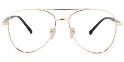 Paige Gold Pilot Brille0