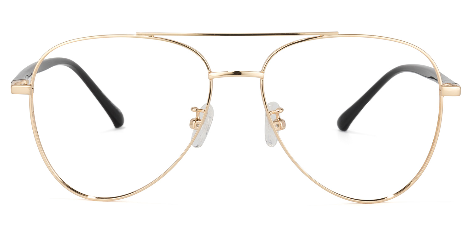 Paige Gold Pilot Brille0