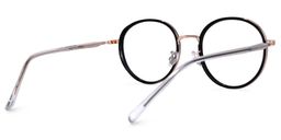 Zhane Schwarz Rund Brille3