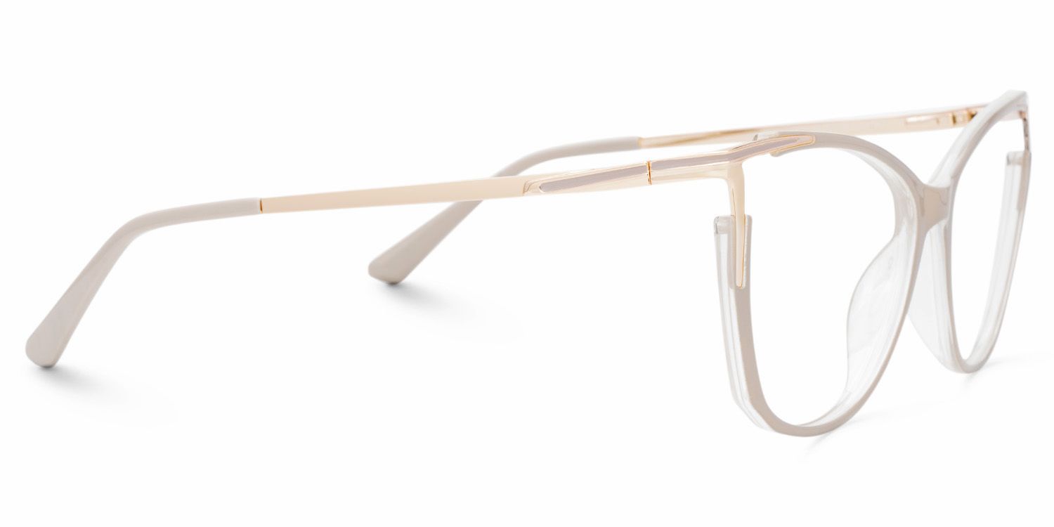 Pace Beige Cateye Brille3