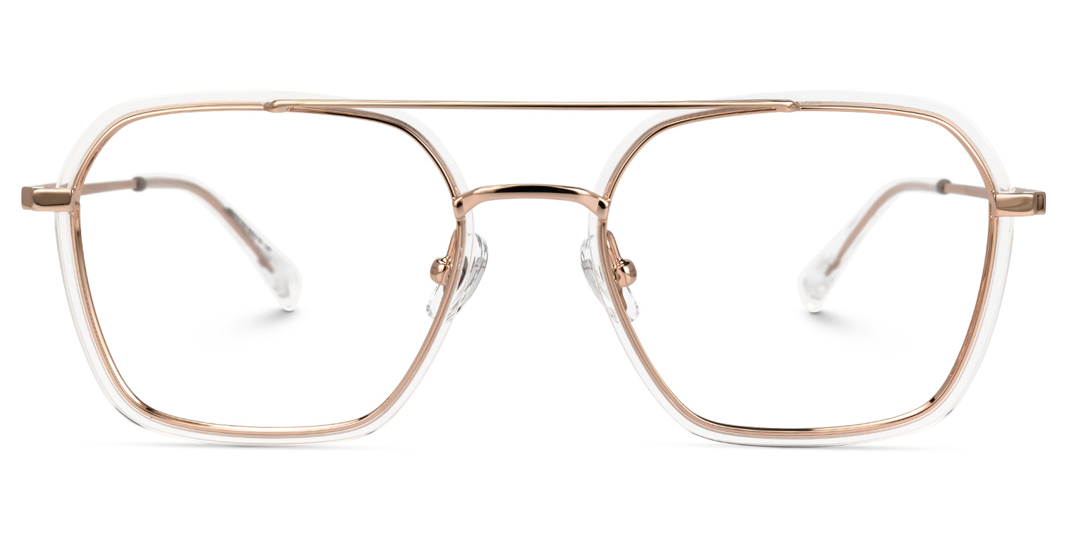 Sherie Gold Pilot Brille