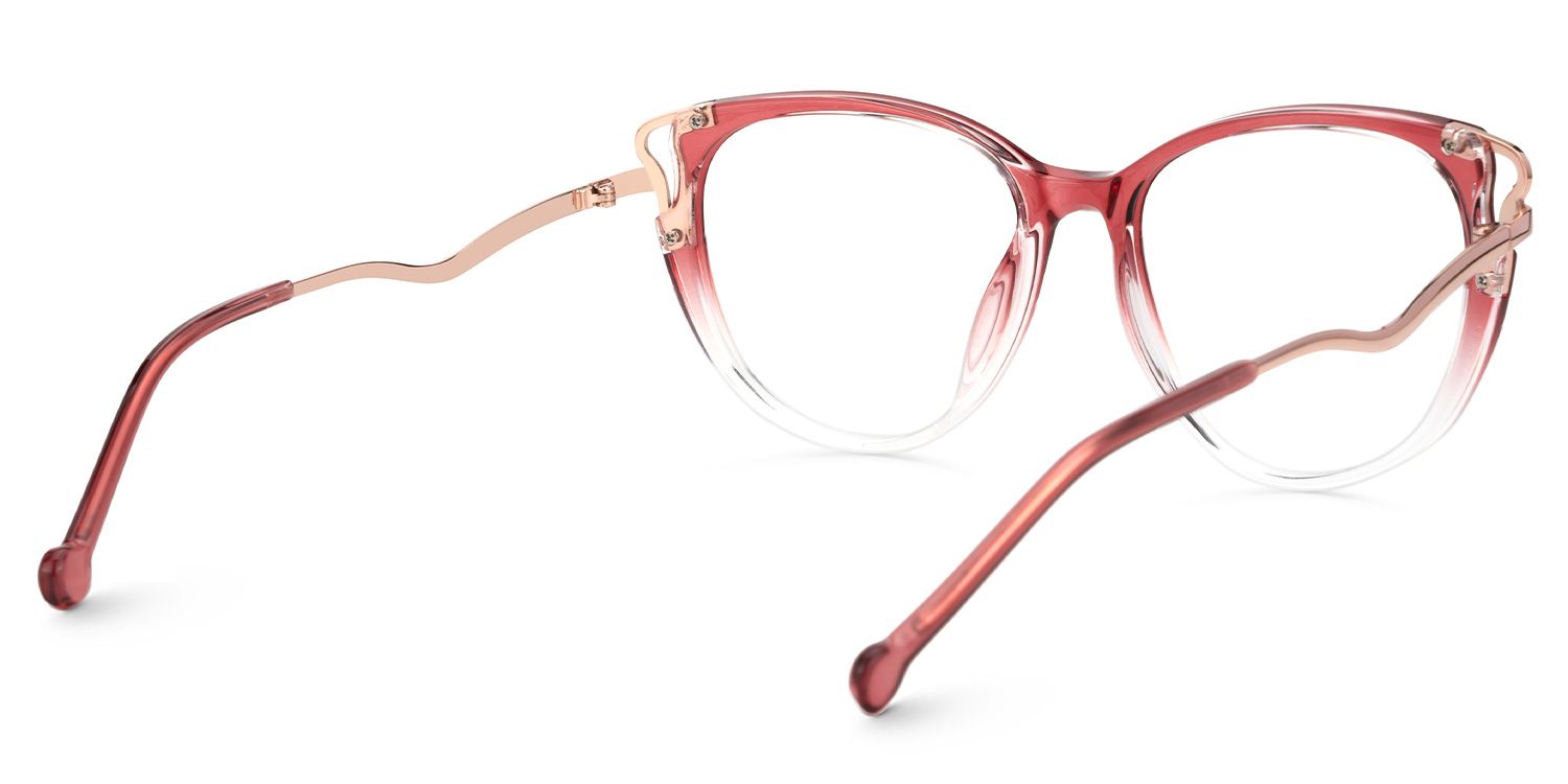 Chapman Rot Cateye Brille2