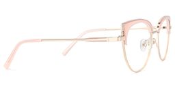 Lorchen Rosa-Gold Cateye Brille3