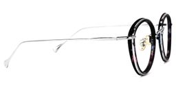 Clementine Schwarz-Tortoise Rund Brille2