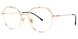 Talbot Gold Rund Brille1