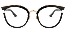 Laraine Schwarz Cat Eye Brille0