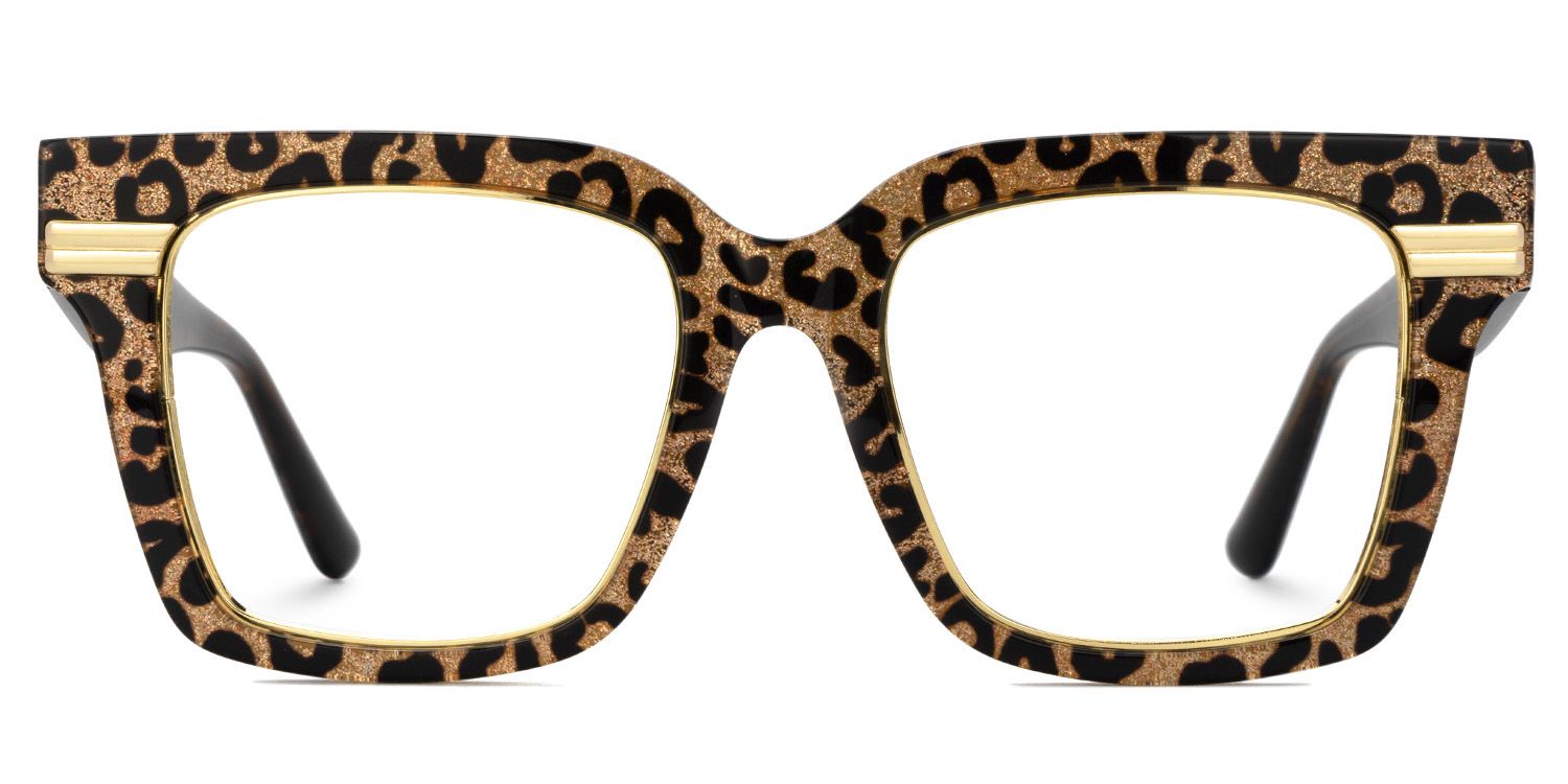 Taylor Braun-Leo Quadratisch Gemischte Materialien Brille2