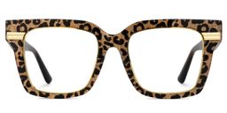 Taylor Braun-Leo Quadratisch Brille2