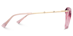 Juliet Rosa Rechteckig Brille3