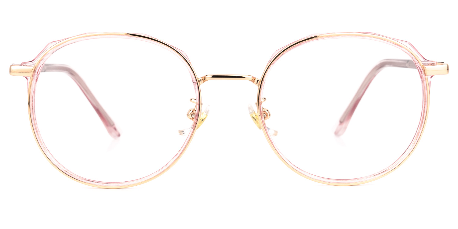 Calista Rosa-Gold Rund Brille0